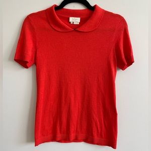 Kate Spade Sweater Shirt with Peter Pan collar S